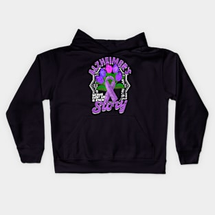 Alzheimer's, Every Day is a New Story Alzheimers Supportive Kids Hoodie